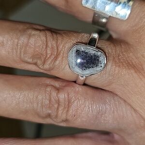 Cacoxnite sterling silver Ring size 9. New
